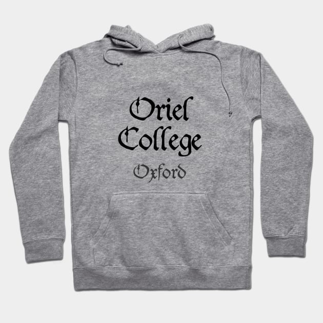 Oxford Oriel College Medieval University Hoodie by RetroGeek